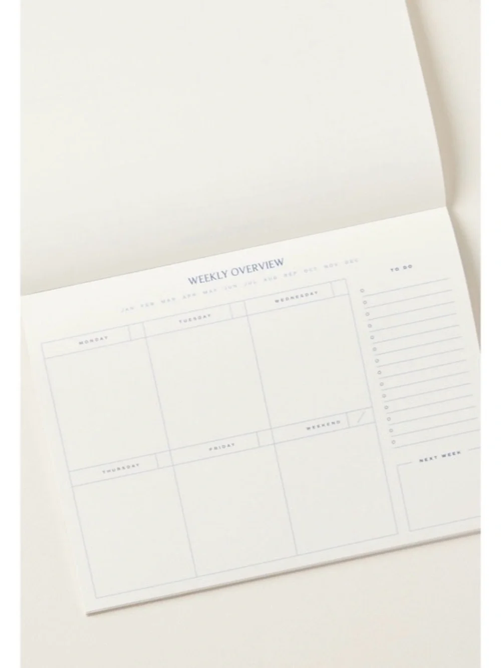 Antropologie x Papier Modern Toile Weekly Desk Pad